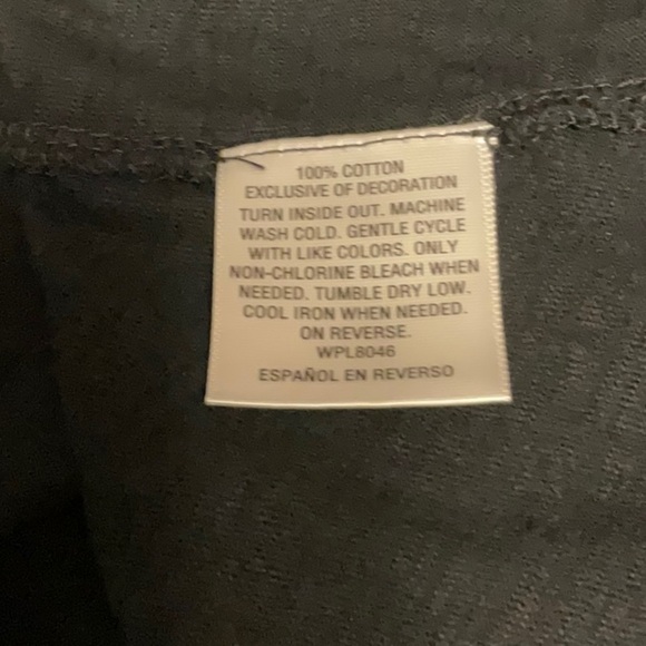 JM Collection Black Graphic Blouse Relaxed Fit - Picture 8 of 8